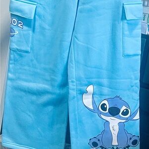 NEW Disney Lilo and Stitch Stitch 626 Blue Women’s Maxline Sweatpants size S